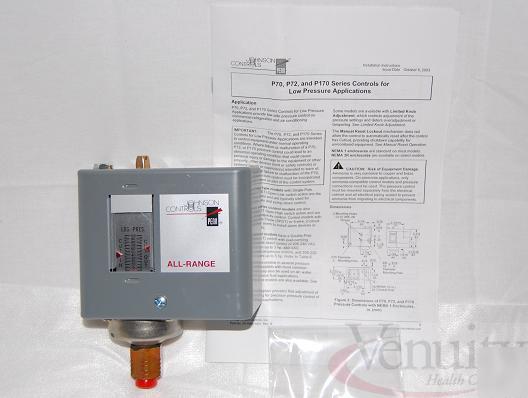 Johnson controls P70CA-61C open high pressure control