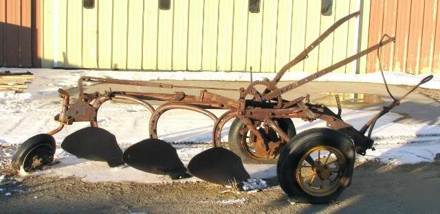 Moline 3 bottom plow