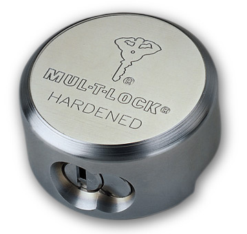 Multlock round padlock â€œhockey-puckâ€ type TR100