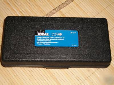 New ideal-carbide tipped hole cutter-electricians kit- 