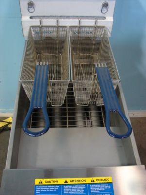 New pitco single well deep fryer, ng