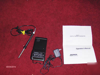 Omega RH411 high-performance digital thermo-hygrometer