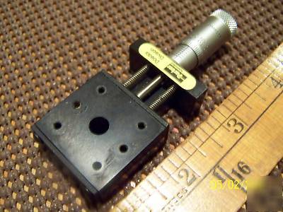 Parker, daedal linear stage & micrometer