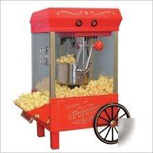 Red kettle large popcorn maker popper machine