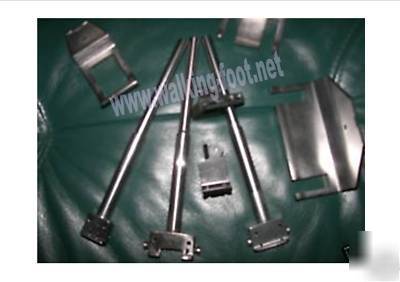 Set of presser feet for long arm machine