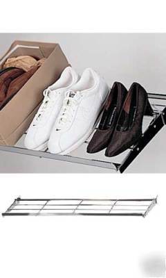 New shoe merchandiser display addt shelf for shoes rack 