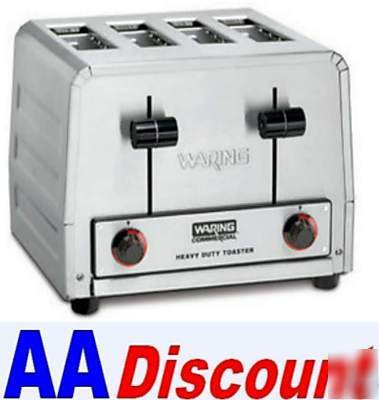 New waring heavy duty 4 slice bagel toaster WCT820 