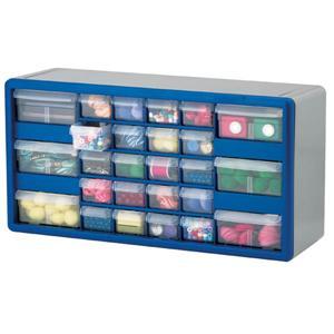 Parts bin storage cabinet akro mil 26 dwr blue 10726CFT