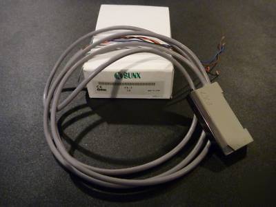Sunx fx-7 photoelectric sensor/amplifier npn nice 
