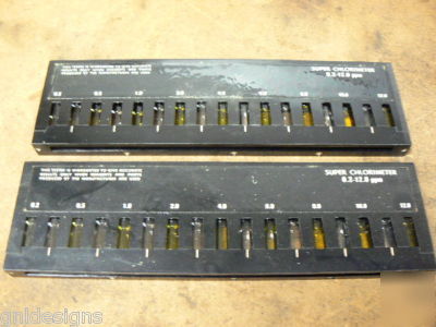 2 super chlorimeter chlorine liquid color comparators 