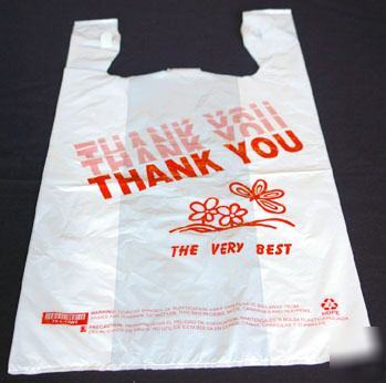 460 12X7X22 large retail shop thank you t shirt hd bags