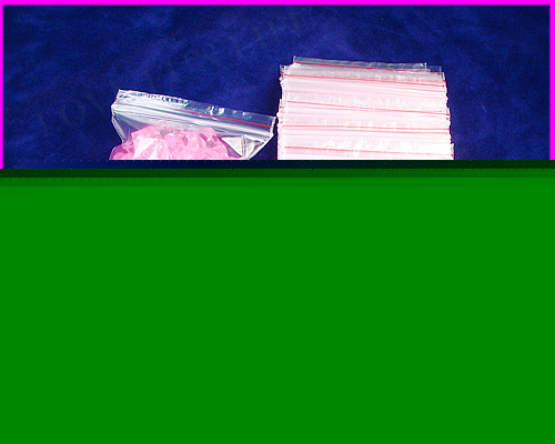 7X10CM zip lock clear poly jewelry bag zipper lock 250