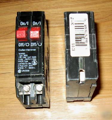 BD2020 breaker twin tandem 20A 20 amp cutler hammer c