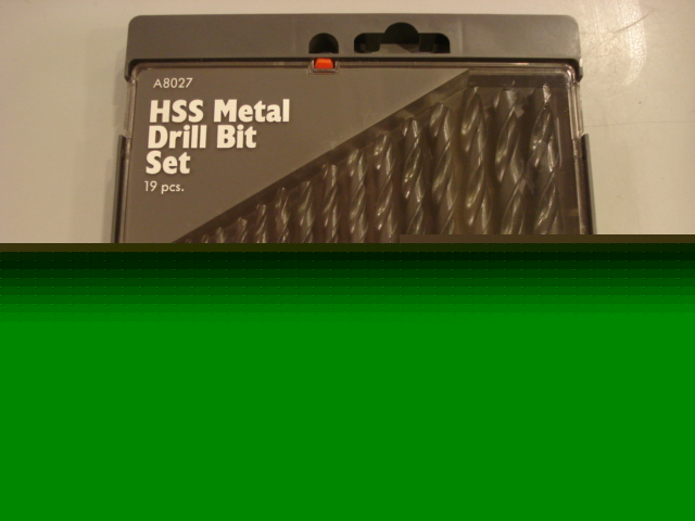 Black & decker A8027 19 pce hss metal drill bit set