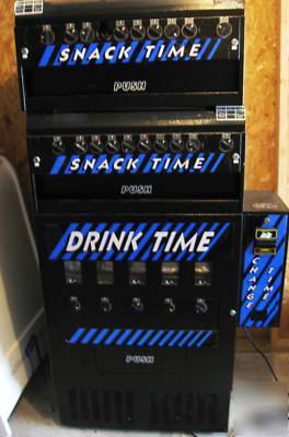 Cold drink vendor snack vendor coin vending 
