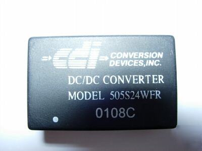 Dc/dc converter 505S24WFR, 24 vdc in/ 5 vdc out , 1A