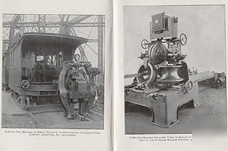 Electric welding machines metals engineering iron 1904