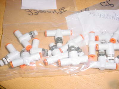 10 smc fittings speed controller with one-touch fitting