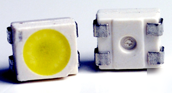 100 osram white leds 1350 mcd smt plcc-4 w esd prot 2K 