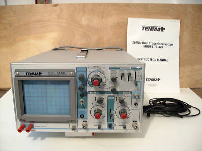 20 mhz dual trace oscilloscope--- free shipping