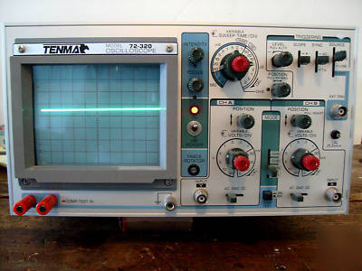 20 mhz dual trace oscilloscope--- free shipping
