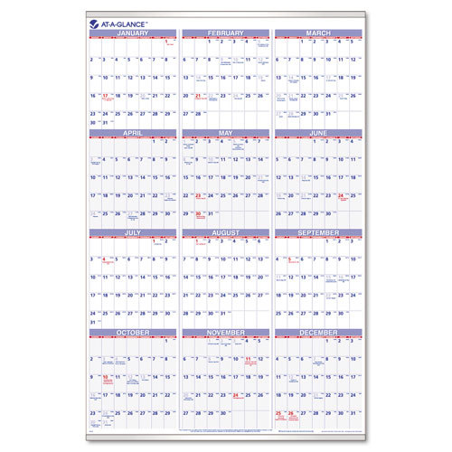 At-a-glance PM1228 2010 yearly wall calendar