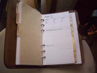 Daily systems planner in 5 languages