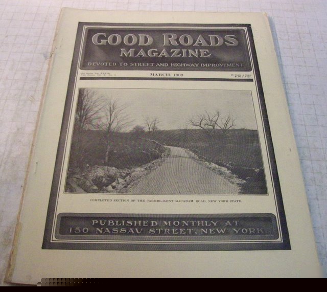 Good roads 1909 construction magazine vol.39, no.3