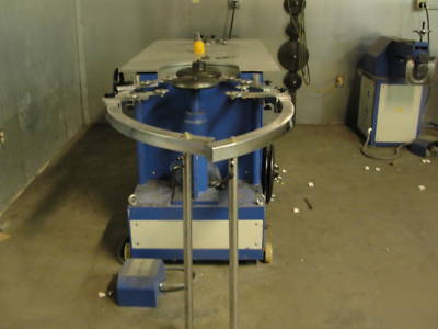 Gore lock spiral elbow machine for spiral pipe