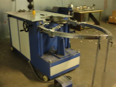 Gore lock spiral elbow machine for spiral pipe