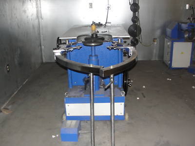 Gore lock spiral elbow machine for spiral pipe