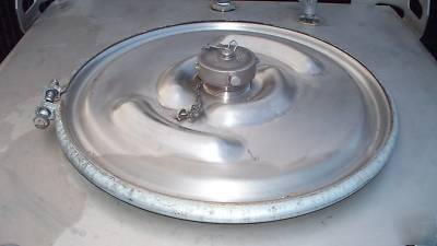 Hoover liquitote mixer tank tote s/s stainless 350 gal 