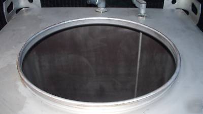 Hoover liquitote mixer tank tote s/s stainless 350 gal 