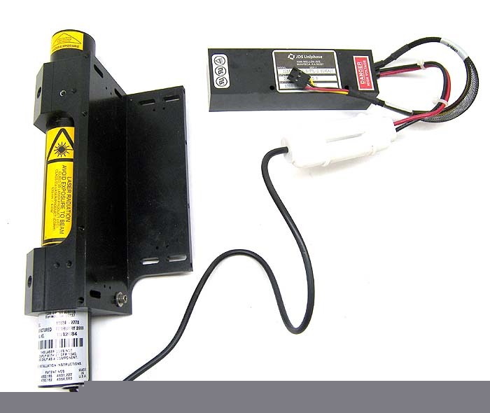 Jds uniphase 1103P he-ne laser 121T power supply mount