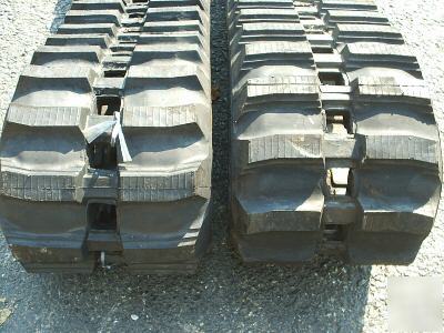 New 1 ( ) pair takeuchi TL26,TL126 rubber tracks