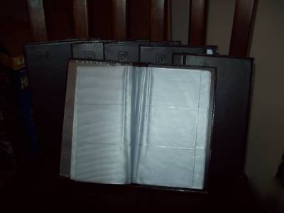New 6 brand balck business card holders