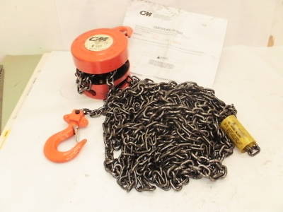 New cm series 622 1 ton chain hoist 1K 