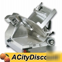 New meat slicer .5HP 12IN gravity feed automatic slicer