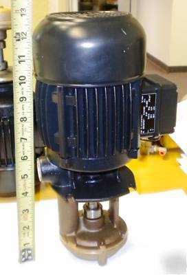 New totally enclosed fan cooled motor & brass pump * *
