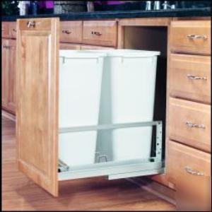 Rev a shelf 5349-1527DM-2, double 27QT waste container