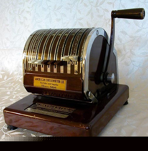 Vintage paymaster checkwriter price slashed to sell now