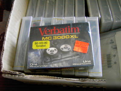 ~lot of 4 verbatim mc 3000XL tapes * *