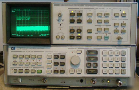 Hp 8568B spectrum analyzer 100HZ to 1.5GHZ & cables