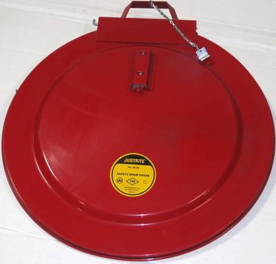 Justrite 26750 55 gal drum flammable safety cover / lid