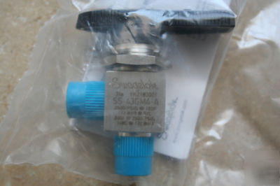 New 1 1-piece 40G angle pattern ball valve ss-43GM4-a