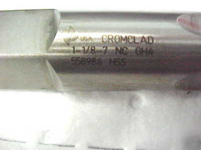 New england 01598 1-1/8-7 H4 4F plug hand tap