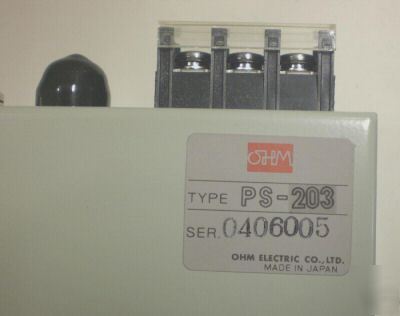 Ohm positioning system ps-203 controller
