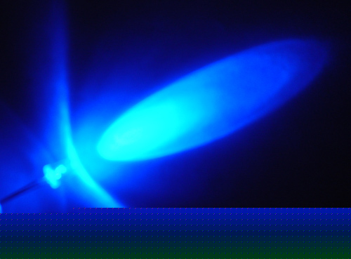 100PCS 3MM 6000MCD led lamp ultra bright blue free ship