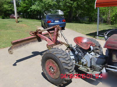 1952 to-20 ferguson tractor, live pto w/ steel 7' blade
