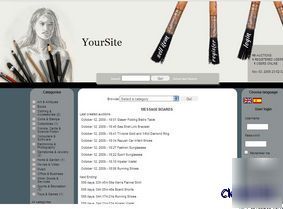Art auction website with google adsense and free domain